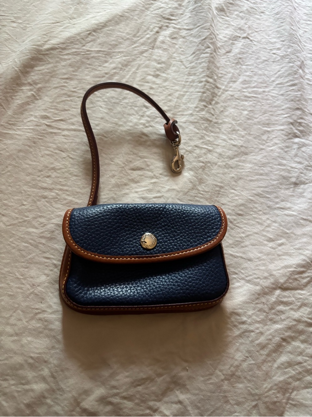 Navy Blue Dooney & Bourke wristlet